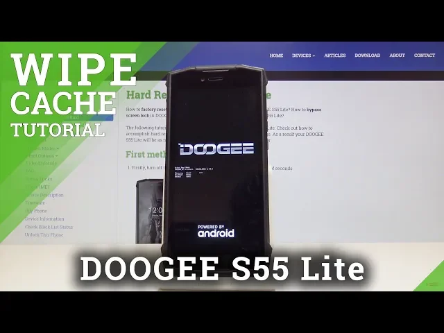 Video thumbnail for How to Format Cache in DOOGEE S55 Lite - Wipe Cache Partition