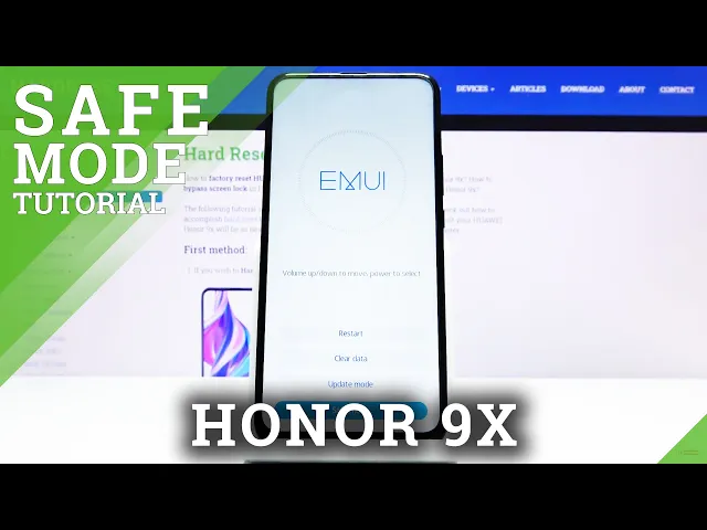 Video thumbnail for How to Enter Safe Mode in Honor 9x – Turn off Safe Mode