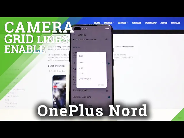 Video thumbnail for How to Activate / Disactivate Camera Gridlines on OnePlus Nord – Helpful Camera Features