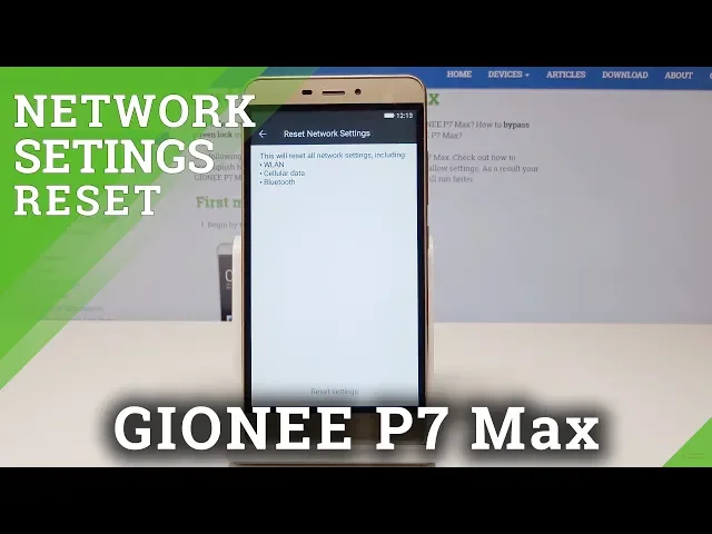Video thumbnail for How to Reset Network Settings in GIONEE P7 Max - Restore Network
