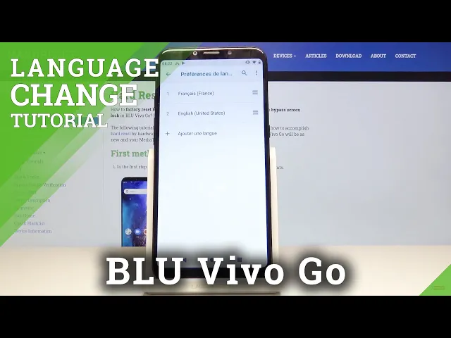 Video thumbnail for How to Update Language in BLU Vivo Go - Change Language