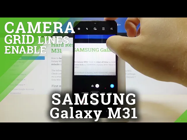 Video thumbnail for How to Turn On Camera Grid Lines in SAMSUNG Galaxy M31 – Enable Orientation Lines