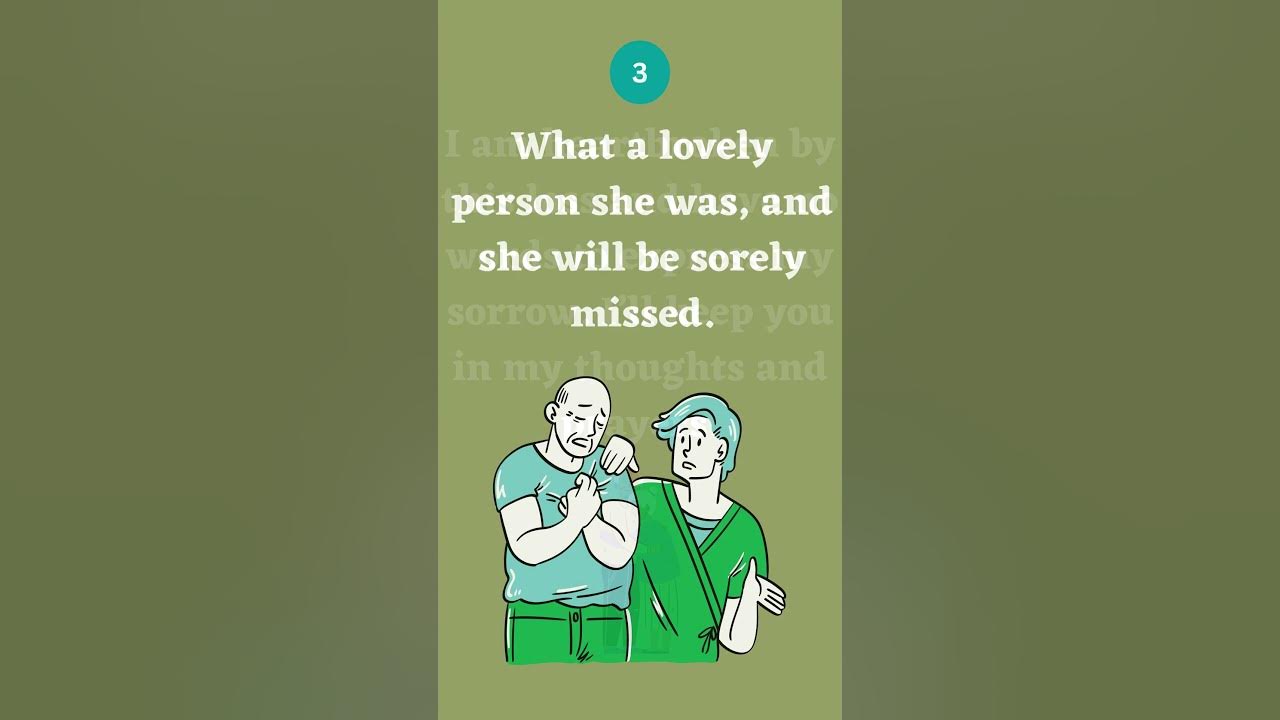 'Video thumbnail for General Condolence Expressions Part 4'