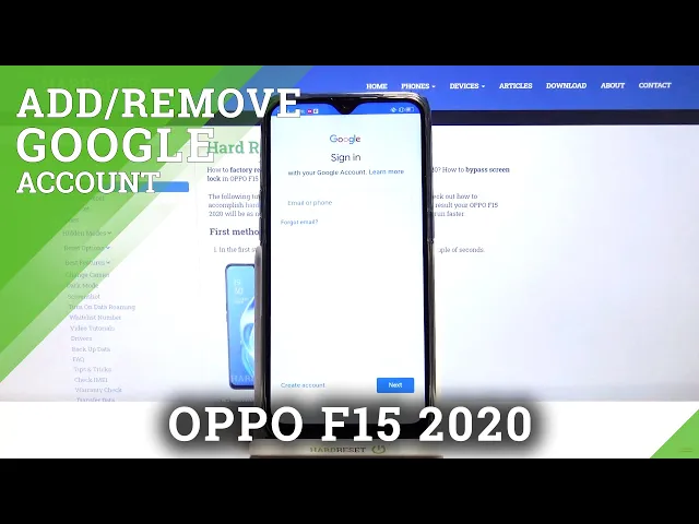Video thumbnail for How to Add / Remove Google Account in OPPO F15 2020 – Manage Google Account