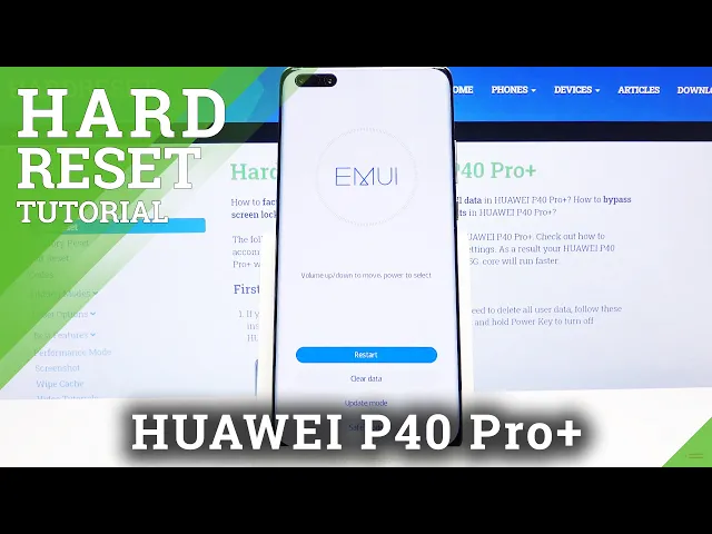 Video thumbnail for How to Hard Reset HUAWEI P40 Pro+ - Bypass Screen Lock by Recovery Mode