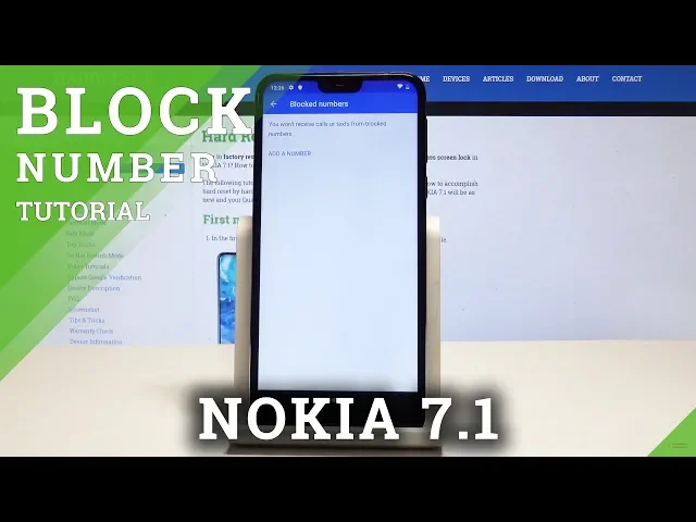 Video thumbnail for How to Block Number on NOKIA 7.1 - Blacklist Tutorial