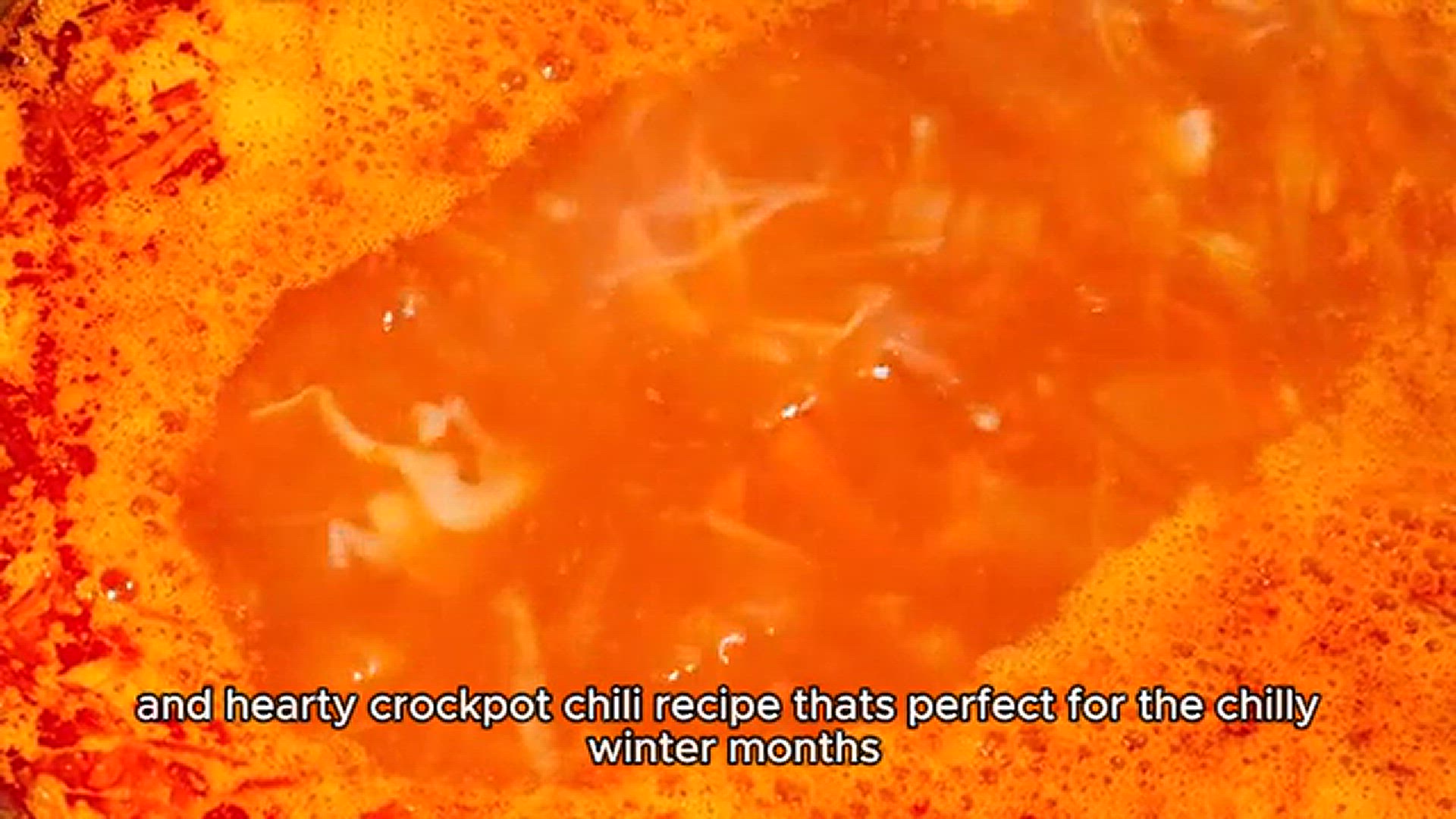 'Video thumbnail for Crockpot chili recipe'