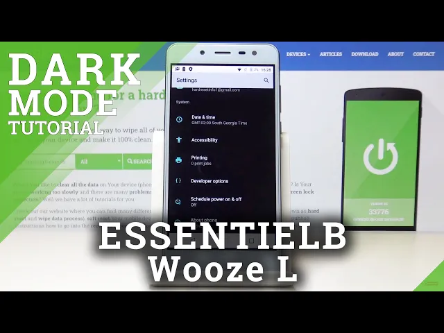 Video thumbnail for How to Invert Colors in ESSENTIELB Wooze L – Activate Dark Mode