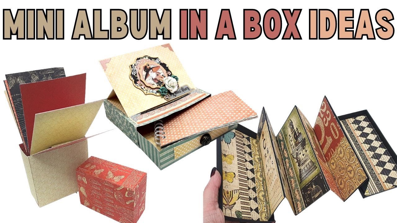 Video thumbnail for Mini Album in a Box Ideas