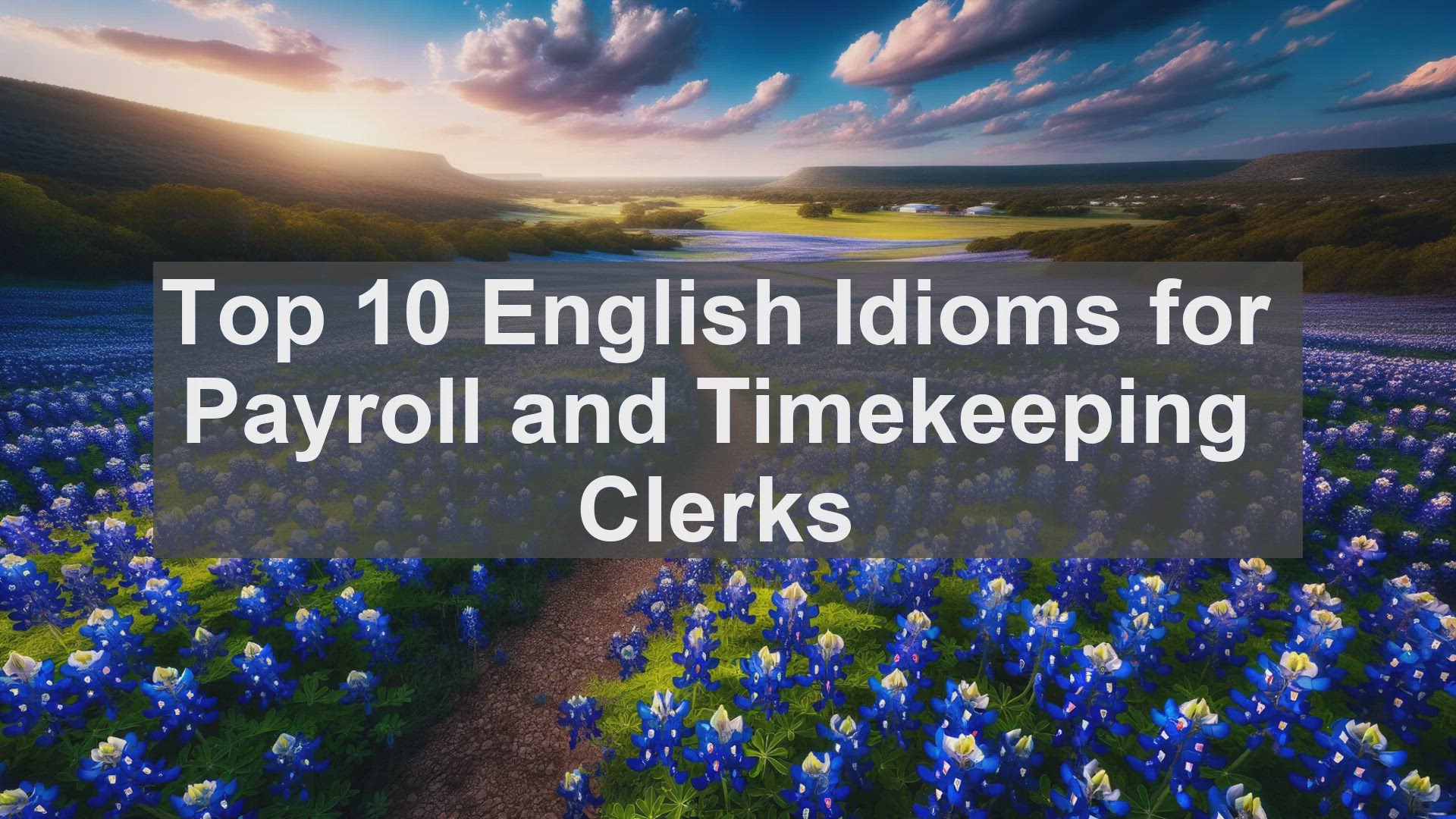 'Video thumbnail for Top 10 English Idioms for Payroll and Timekeeping Clerks'