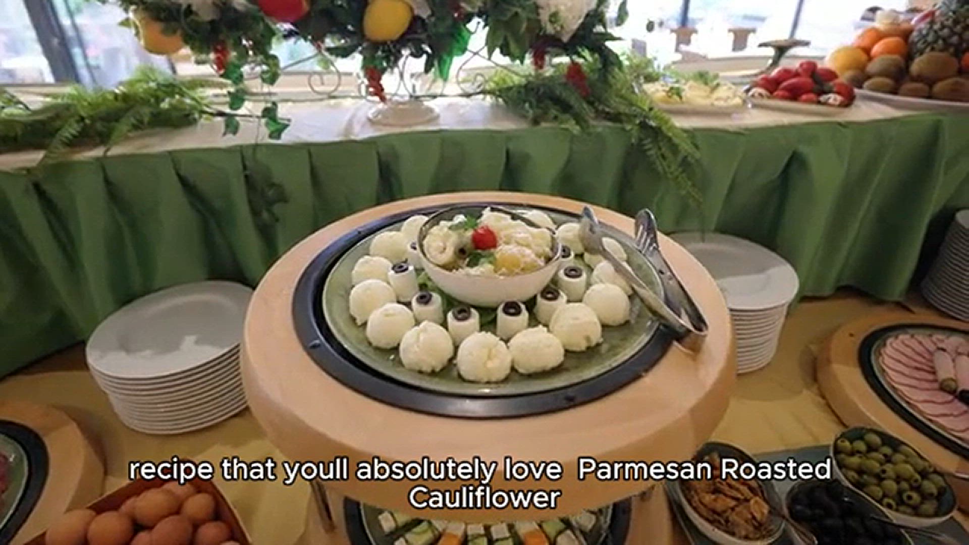 'Video thumbnail for Parmesan Roasted Cauliflower Recipe'