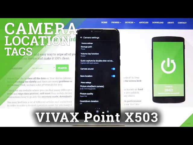 Video thumbnail for How to Activate Camera Location Tags in VIVAX Point X503 – Manage Location Tags