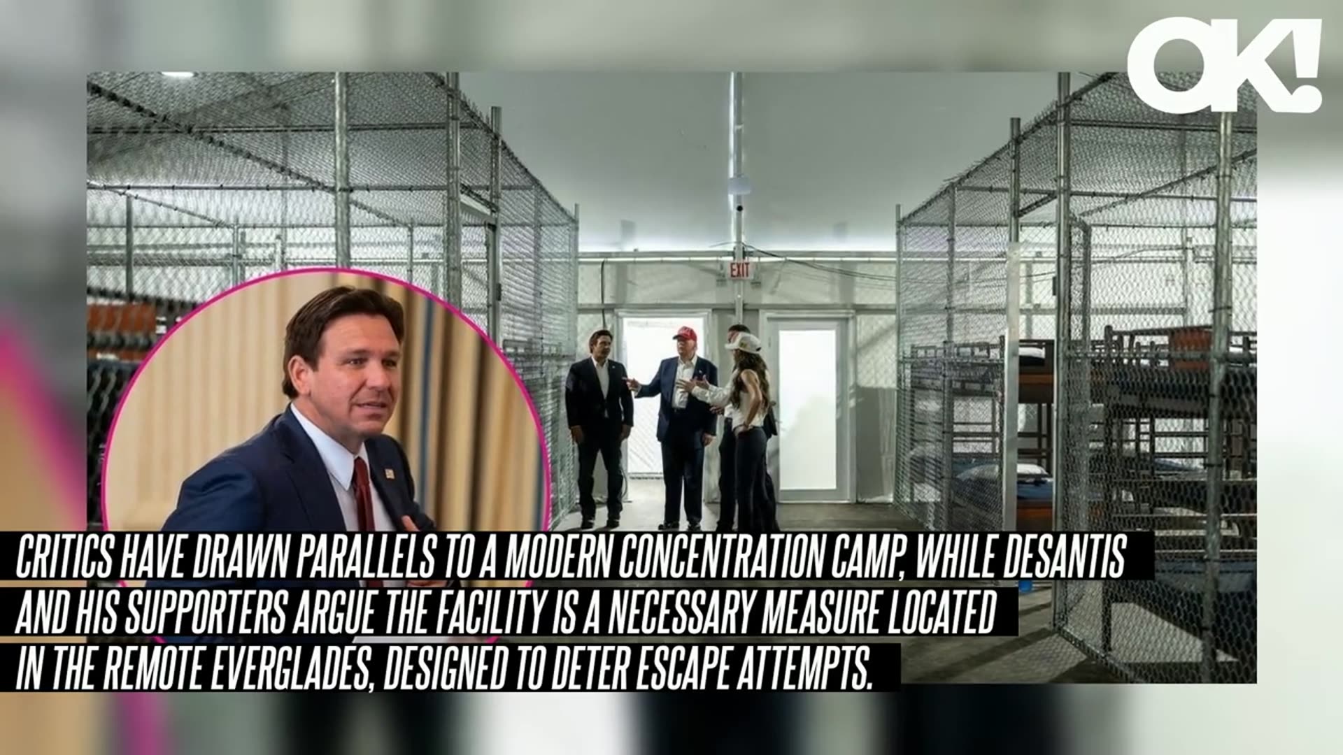 'Video thumbnail for Ron DeSantis' 'Alligator Alcatraz' Sparks Backlash Amid Donor Contract Scandal'