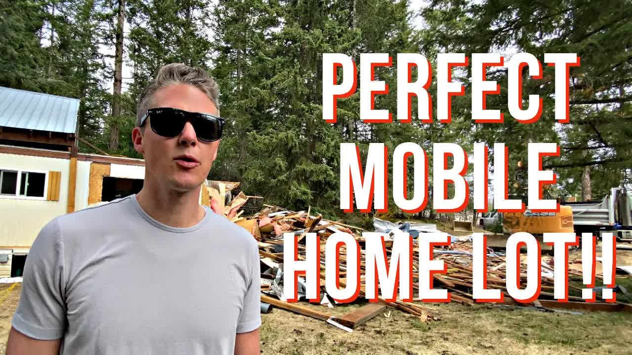 Video thumbnail for kerry tarnow: demolishing old mobile home for new build in salmon arm