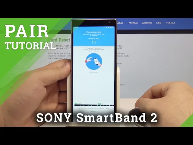 Video thumbnail for How to Pair Sony SmartBand 2 with Smartphone