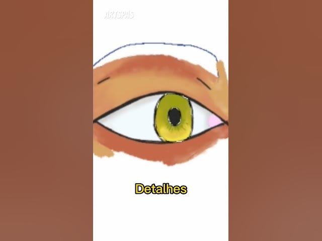 'Video thumbnail for Dicas para desenhar olho#tutorial #tips #art #digitalart #eyes'