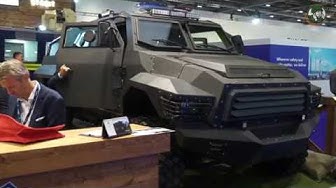'Video thumbnail for Streit Group unveils Gepard ASV 4x4 Armoured Security Vehicle DSEI 2017 defense exhibition London UK'