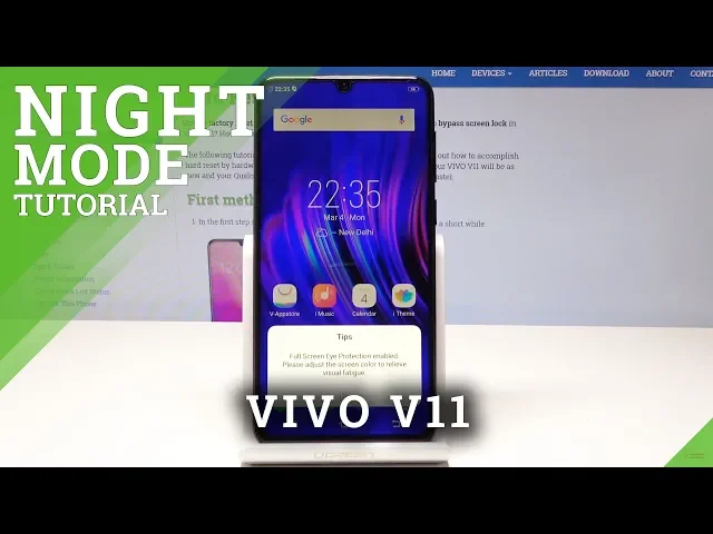 Video thumbnail for How to Activate Night Mode in VIVO V11 - Eye Protection Mode