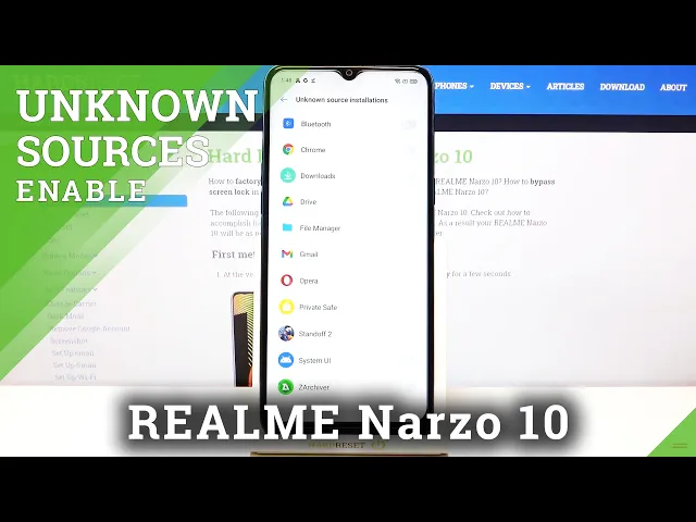 Video thumbnail for Enable Unknown Sources – REALME Narzo 10 and App Installation
