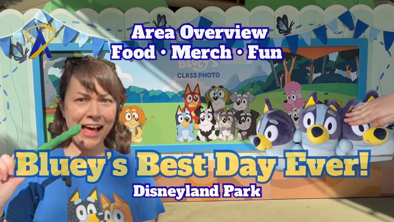 Video thumbnail for Bluey's Best Day Ever! Food, Play, and Merch Overview from Disneyland