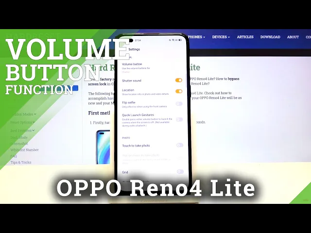Video thumbnail for How to Change Volume Button Function in OPPO Reno4 Lite – Change Camera Volume Buttons