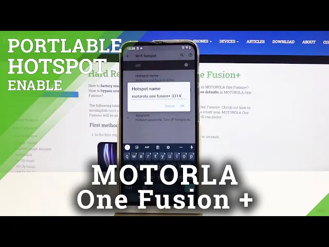 Video thumbnail for How to Create Hotspot in Motorola One Fusion+ - Wireless Internet Connection