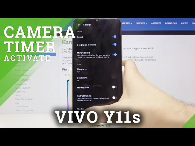 Video thumbnail for How to Use Camera Timer on VIVO Y11s – Delay Taking Photo