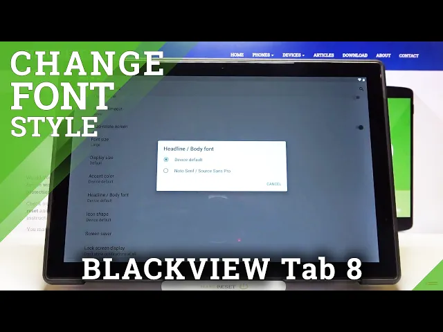 Video thumbnail for Font Settings in BLACKVIEW Tab 8 - Change Font Style