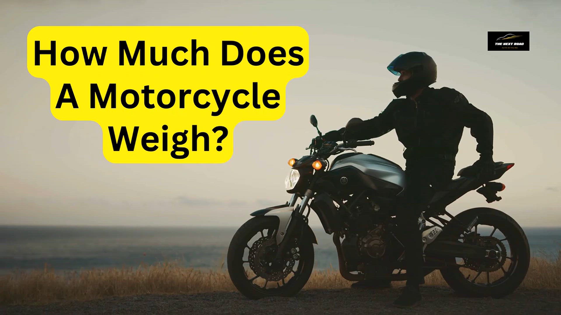 'Video thumbnail for How Much Does A Motorcycle Weigh'