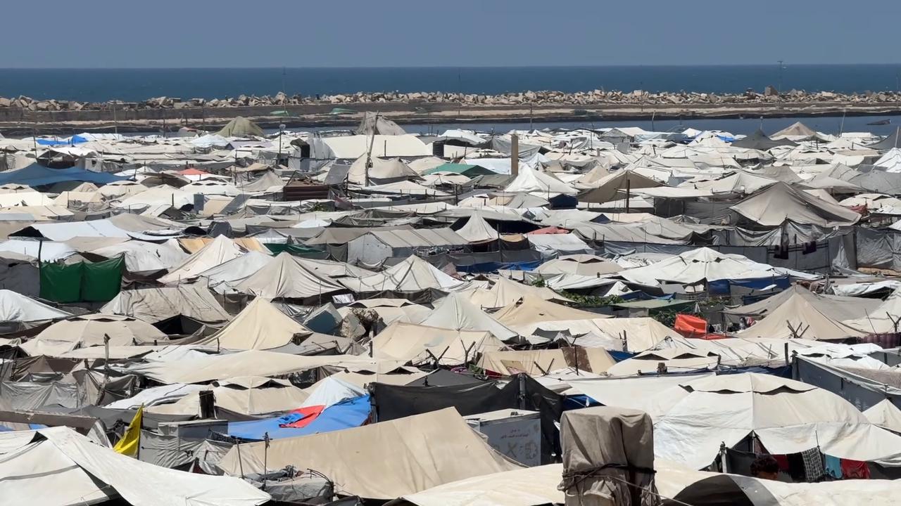 Video thumbnail for Gaza Drone Strike Hits Tent 20.