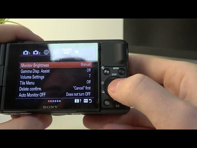 Video thumbnail for Sony ZV 01 - How To Change Brightness On LCD Display