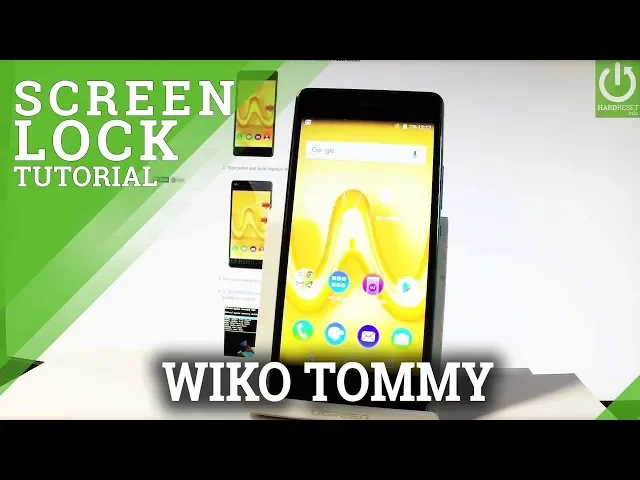 Video thumbnail for WIKO Tommy SCREEN LOCK / Set Up Pattern & Password Protection