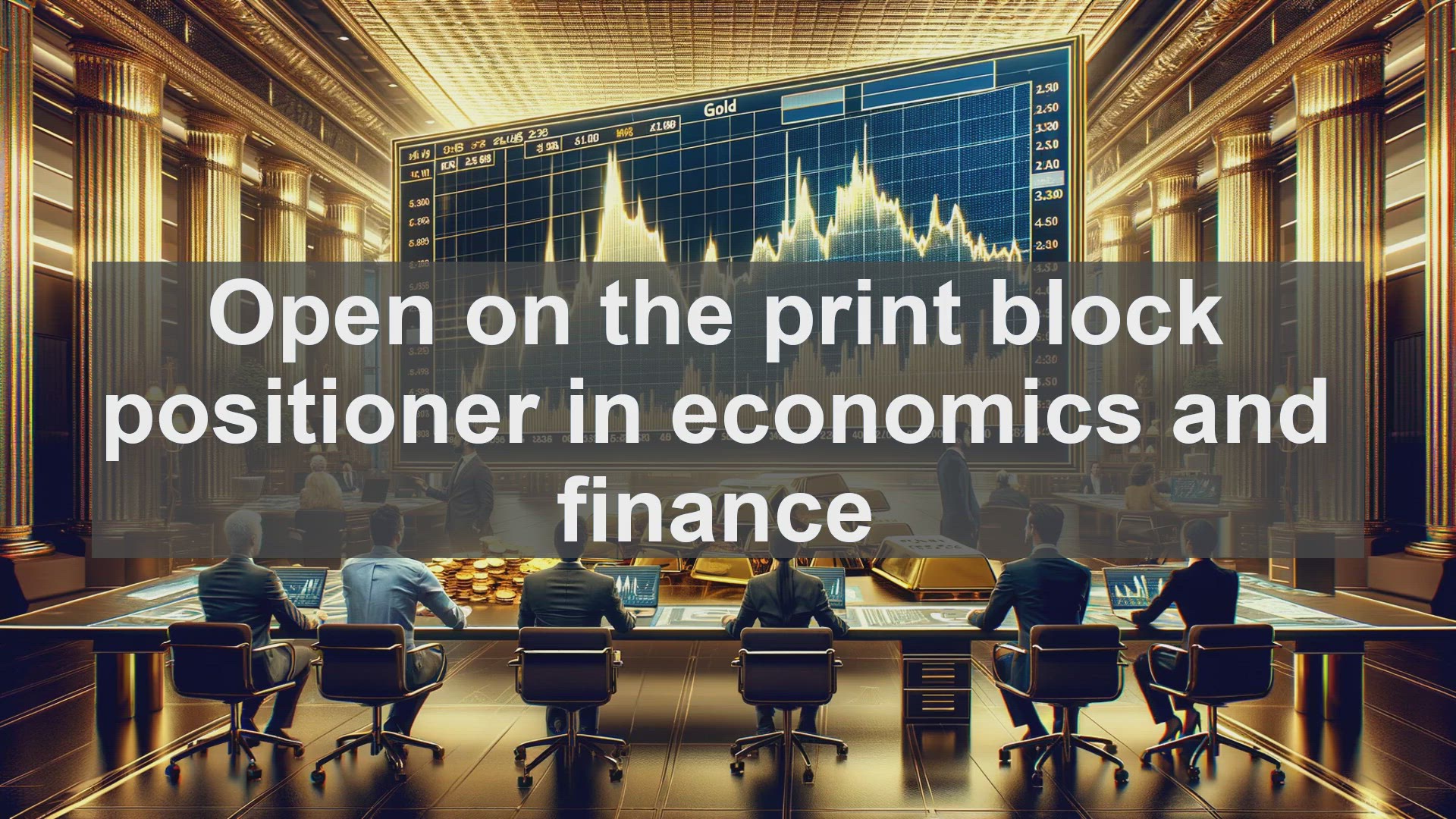 'Video thumbnail for Open on the print block positioner in economics and finance'