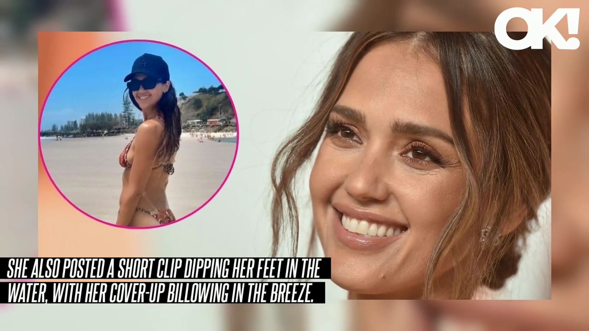'Video thumbnail for Jessica Alba Flaunts Sandy Backside in Sizzling Bikini Photos From Australia Trip'