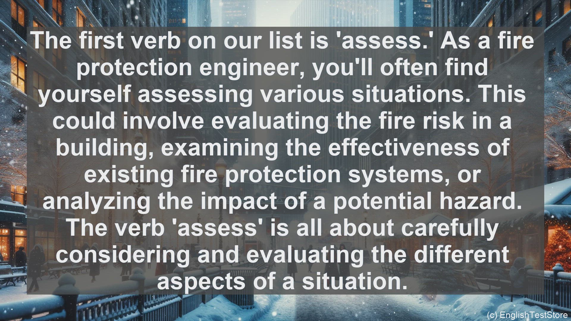 'Video thumbnail for Top 10 English Verbs for Fire Protection Engineer'