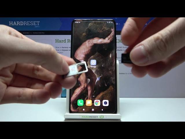 Video thumbnail for How to Insert SIM and SD Card into XIAOMI Redmi K30 Pro – Find Slot For Cards