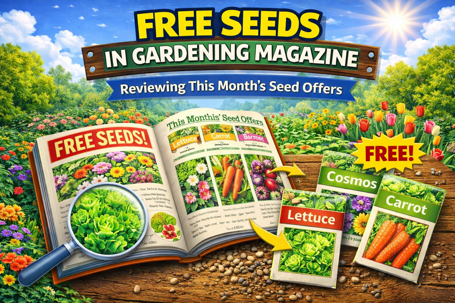Video thumbnail for Free Seeds in Gardening Magazine | Reviewing This Month’s Seed Offers