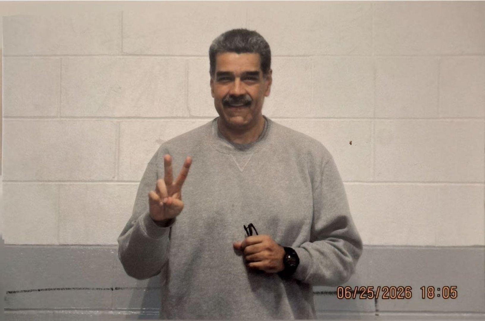 Video thumbnail for First images of Maduro in US custody released since his abduction