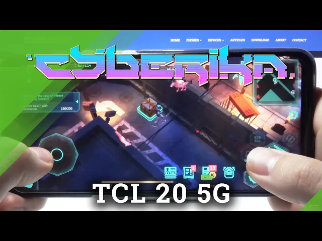Video thumbnail for TCL 20 5G Cyberika Game Test - TCL 20 5G for Gaming