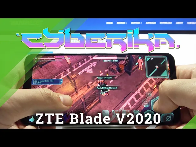 Video thumbnail for ZTE Blade V2020 5G Game Test: Cyberika