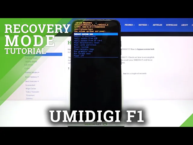 Video thumbnail for How to Exit Recovery Mode on UMIDIGI F1 – System Recovery