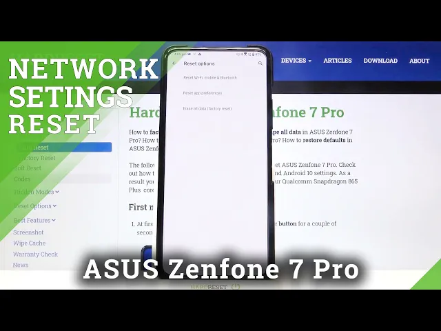 Video thumbnail for How to Reset Network Settings in ASUS Zenfone 7 Pro – Restore Network Customization