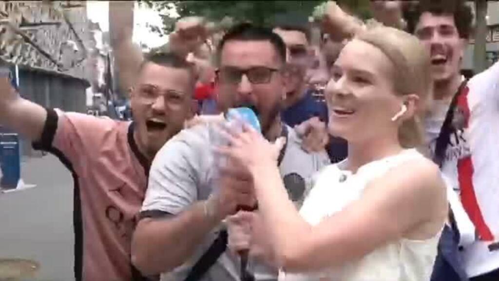 Video thumbnail for PSG and Inter Milan: Fans pack Munich before Champions League final