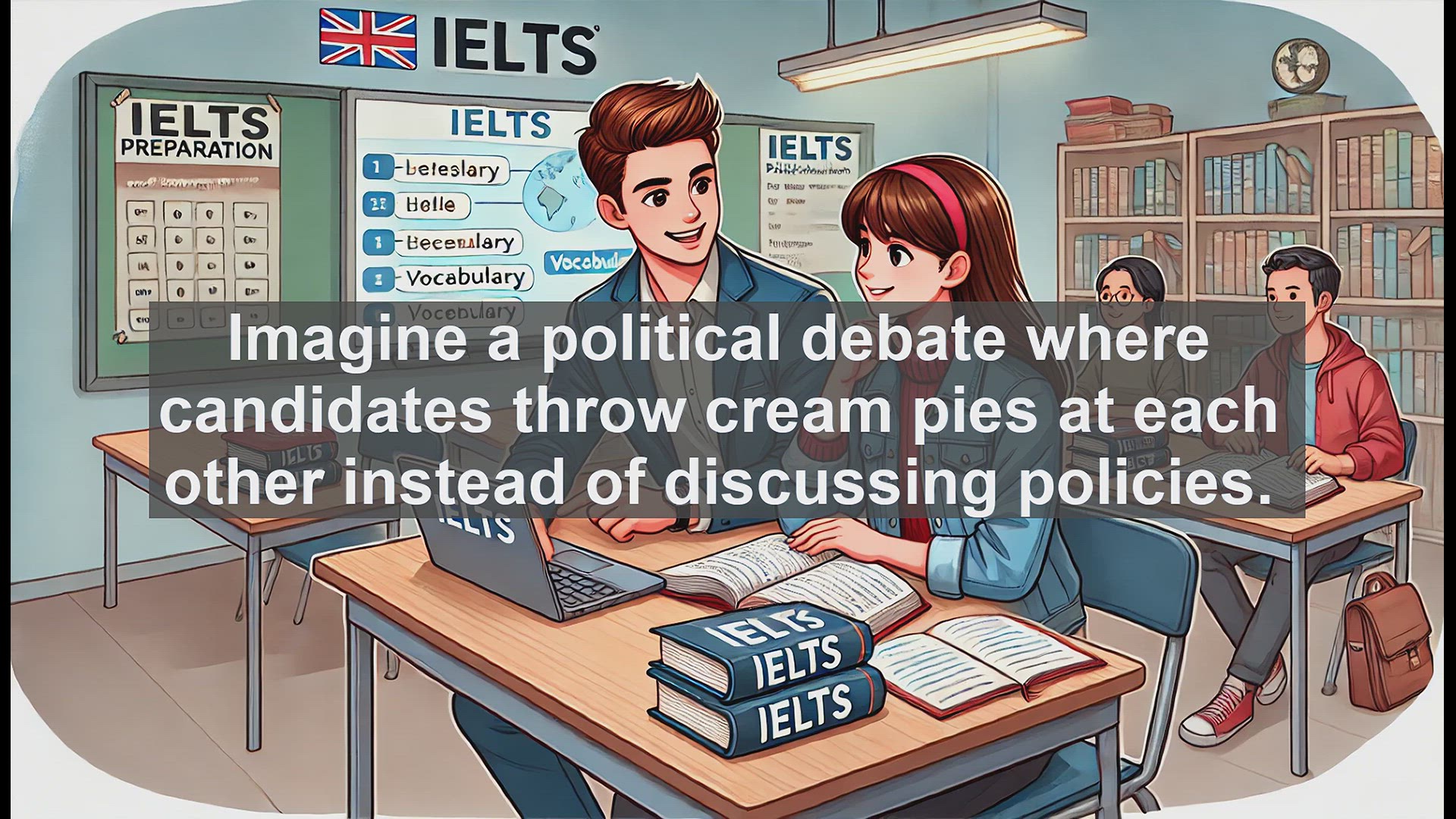'Video thumbnail for 2000 Must Know IELTS 9.0 Vocabulary - What is a Farce? Boost Your IELTS Vocabulary'