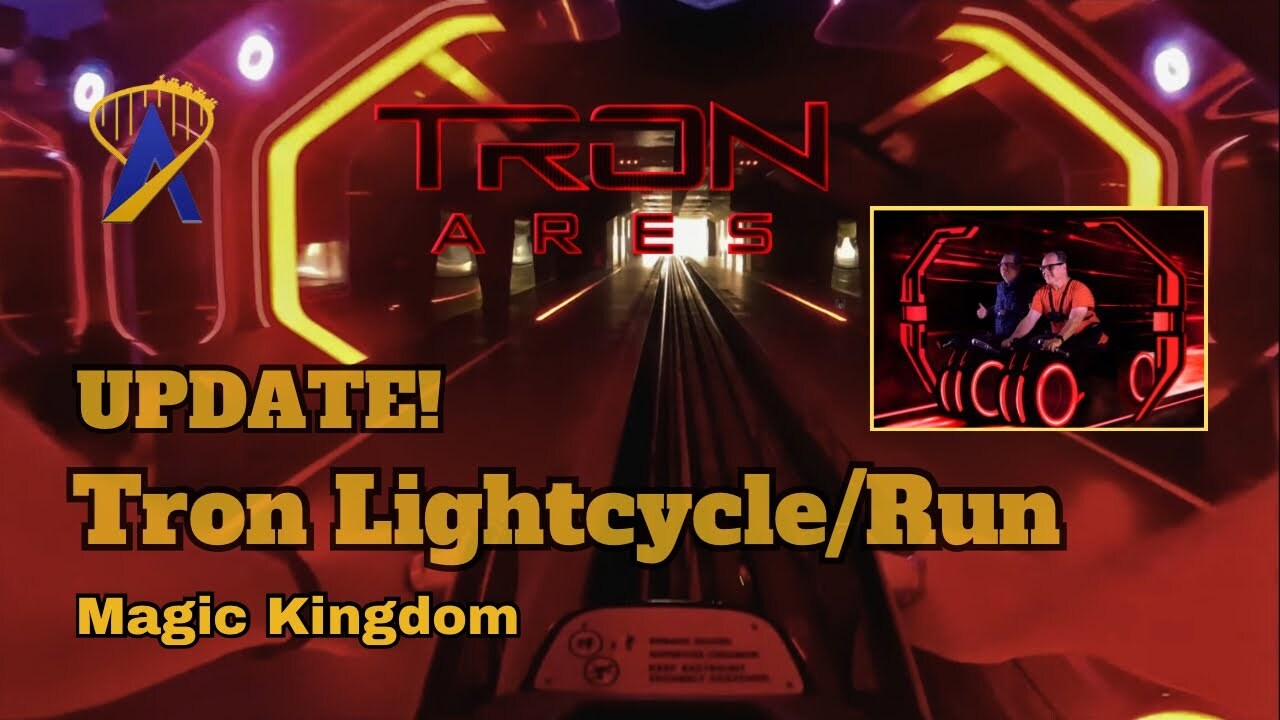 'Video thumbnail for POV: Tron Ares Roller Coaster Update POV -Front and Back Rows - at Magic Kingdom'