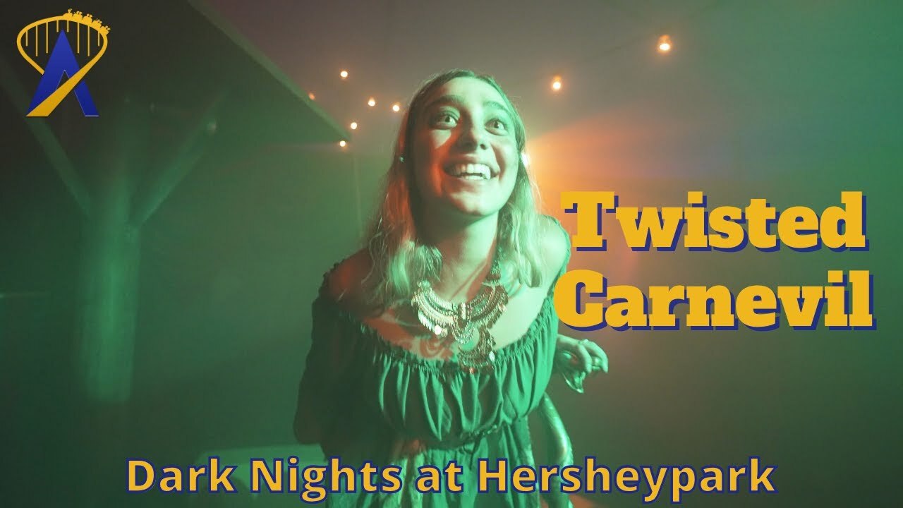 Video thumbnail for Twisted Carnevil Haunted House at Hersheypark Dark Nights 2023