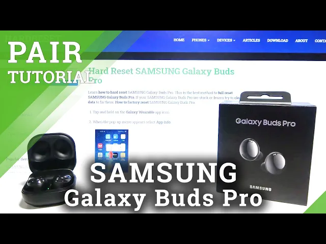 Video thumbnail for Samsung Galaxy Buds Pro - Connect with Apple Watch