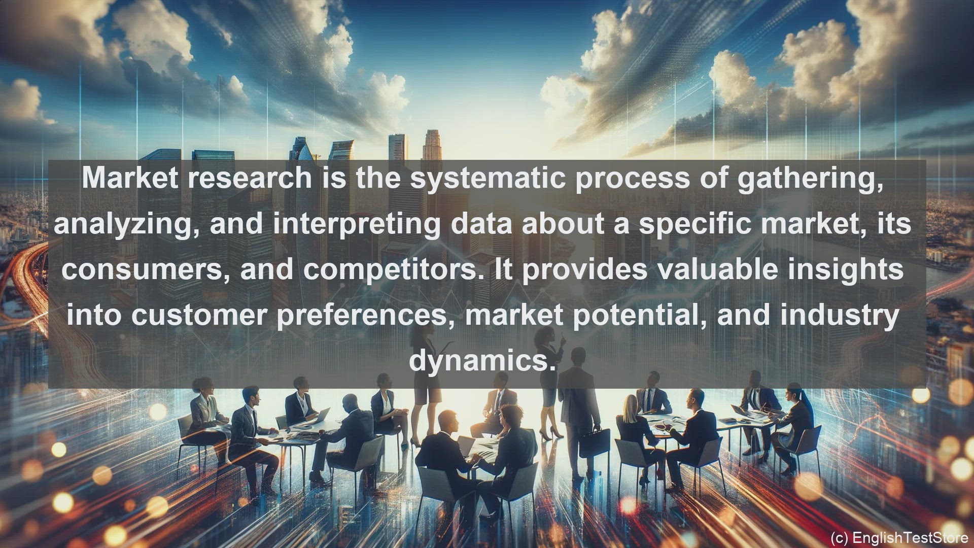 'Video thumbnail for Market research in economics and finance'