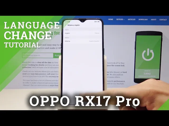 Video thumbnail for How to Change Language in OPPO RX17 Pro - Language Settings