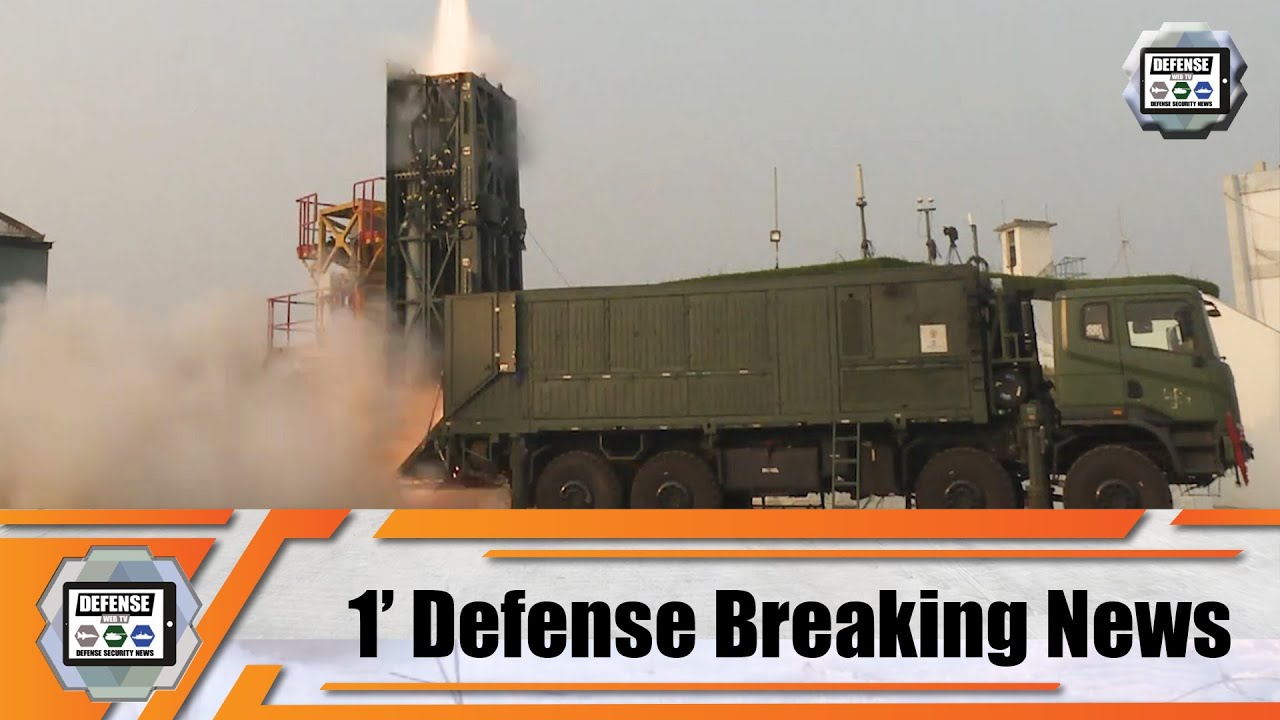 Video thumbnail for Israel and India conduct successfully test-fire of Medium-Range Surface-to-Air Missile MRSAM